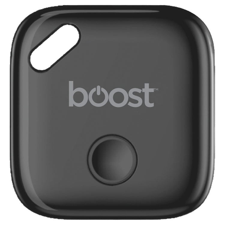 Boost Localisateur d'Objets Rechargeable pour iPhone avec Anti-Pistage, Accepté par la TSA, Noir - Simple Boutique