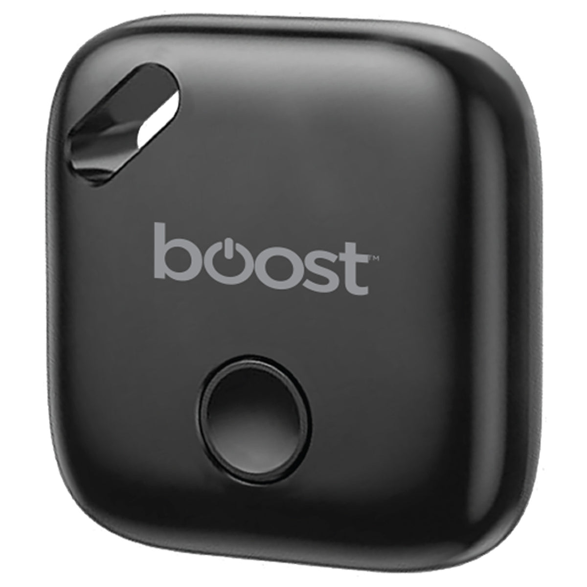 Boost Localisateur d'Objets Rechargeable pour iPhone avec Anti-Pistage, Accepté par la TSA, Noir - Simple Boutique
