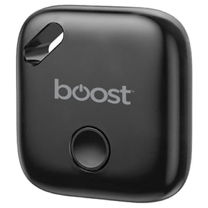 Boost Localisateur d'Objets Rechargeable pour iPhone avec Anti-Pistage, Accepté par la TSA, Noir - Simple Boutique