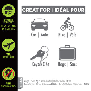 Boost Localisateur d'Objets Résistant aux Intempéries, Apple Localiser et Android Find Hub, Blanc - Simple Boutique