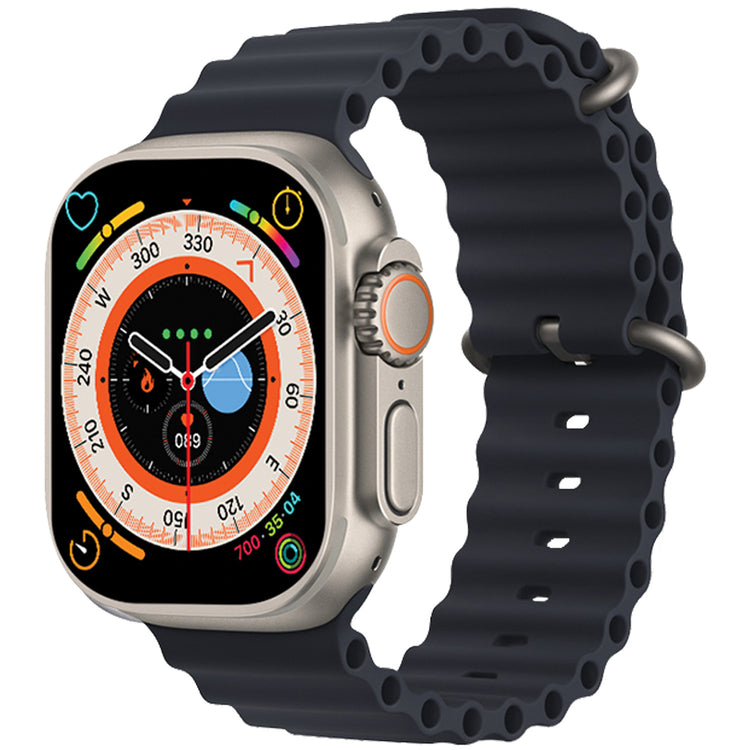 Boost Montre Intelligente à Écran Tactile 2,1 po avec Appels, Notifications et Bracelets Blanc, Noir et Orange - Simple Boutique