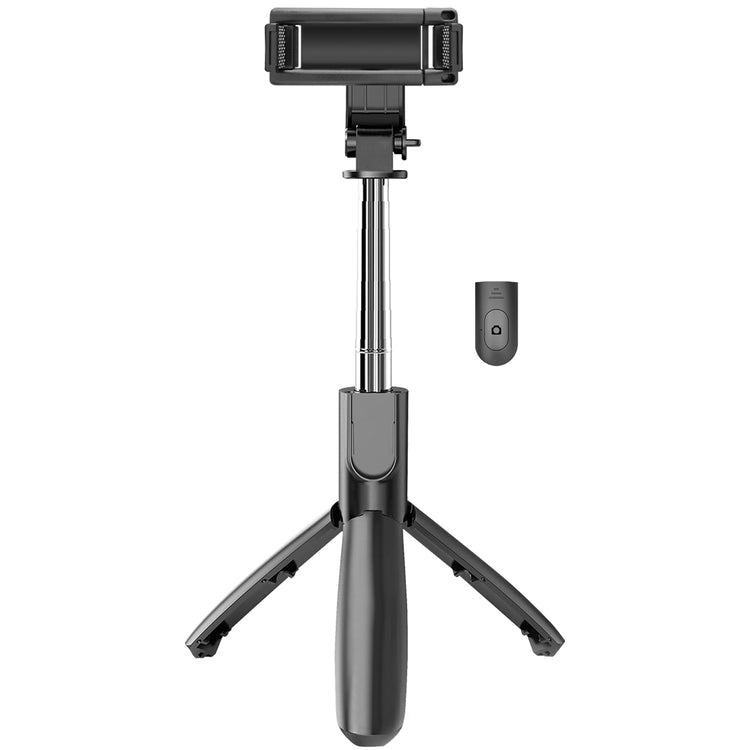 Boost Perche à Selfie et Trépied Télescopique avec Télécommande Sans Fil, Noir - Simple Boutique