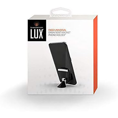 Bracketron - Support de Téléphone Magnétique LUX pour Tableau de Bord ou Bouche d'aération de Voiture, Noir