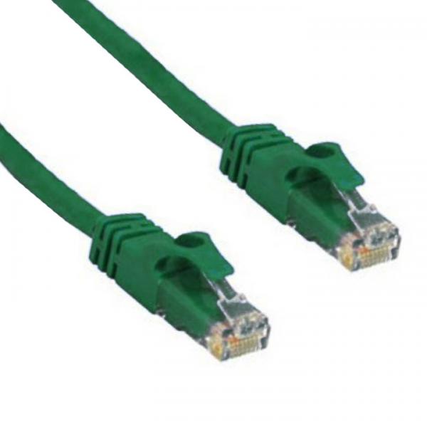 TechCraft Cat6a Câble Ethernet Réseau Straight-Through 10 Gbit/S RJ-45 75 Pieds Vert - Simple Boutique
