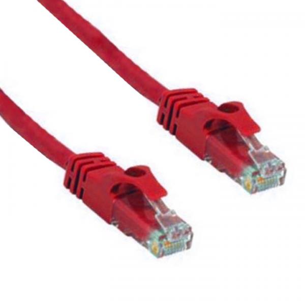 TechCraft Cat6a Câble Ethernet Réseau Straight-Through 10 Gbit/S RJ-45 6 Pieds Rouge - Simple Boutique