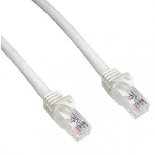 TechCraft Cat6a Câble Ethernet Réseau Straight-Through 10 Gbit/S RJ-45 6 pouces Blanc - Simple Boutique