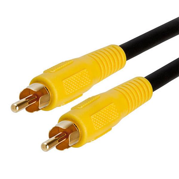 Câble RCA coaxial RG-59 M/M pour A/V haute résolution 12 pi