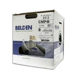 Câble Réseau Belden 2413 CAT6 UTP (550MHz) – Plenum (CMP/FT6) – 1000 ft – Blanc - Simple Boutique