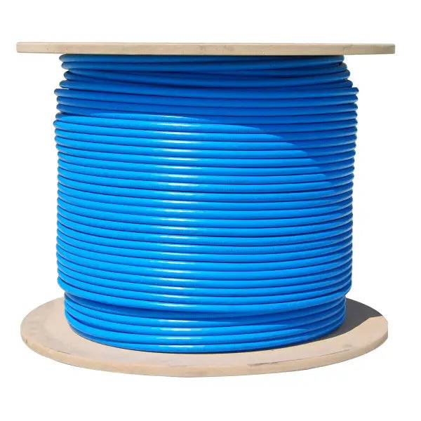 Câble Réseau CAT6 Blindé F/UTP (550MHz) – Plenum (CMP/FT6) – 1000 ft – Bleu - Simple Boutique