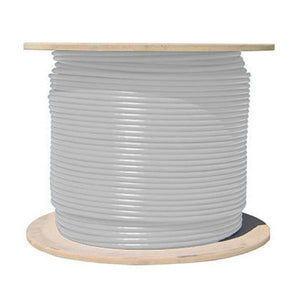 Câble Réseau Cat6a UTP Solide 750 MHz, CMR, Blanc, Bobine de 1000 pieds - Simple Boutique