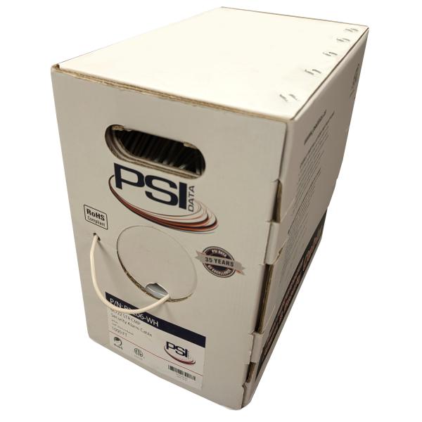 Câble Son et Sécurité Toronné 22 AWG 6 Conducteurs, CMP Plenum, Blanc, Bobine de 1000 pieds - Simple Boutique