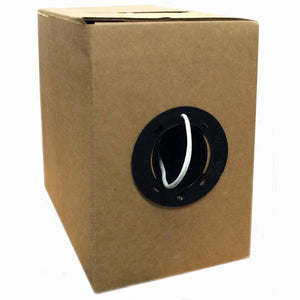 Câble d'Alarme et Station Z Solide 22 AWG 2 Conducteurs, CMR, Blanc, Bobine de 1000 pieds - Simple Boutique