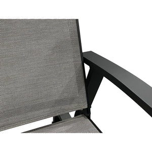 Chaise à Billes Extérieur Bruxelle, Fabriqué en Aluminium, Beige - Simple Boutique