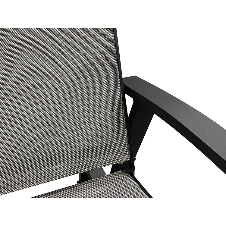 Chaise à Billes Extérieur Bruxelle, Fabriqué en Aluminium, Beige - Simple Boutique