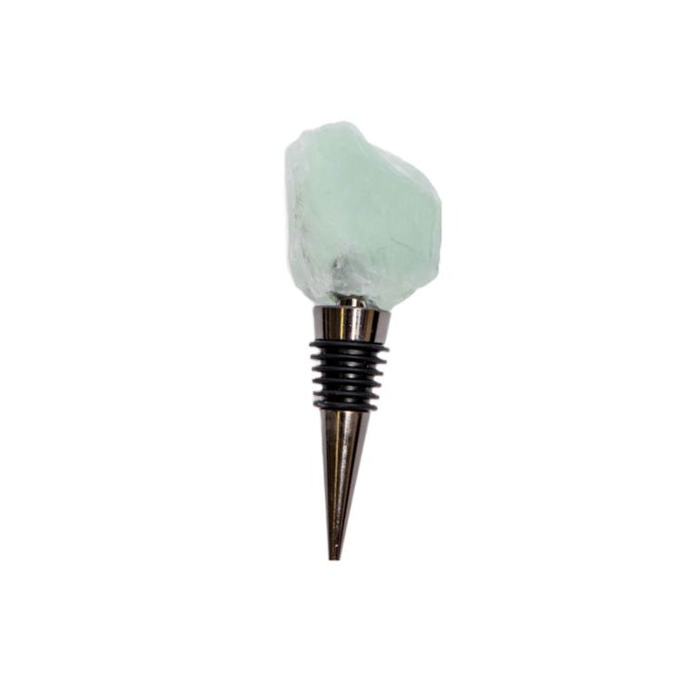 Chantal Lacroix - Bouchon à vin Fluorite « Intuition » en Acier Inoxydable - Liquidation Vente Finale - Simple Boutique