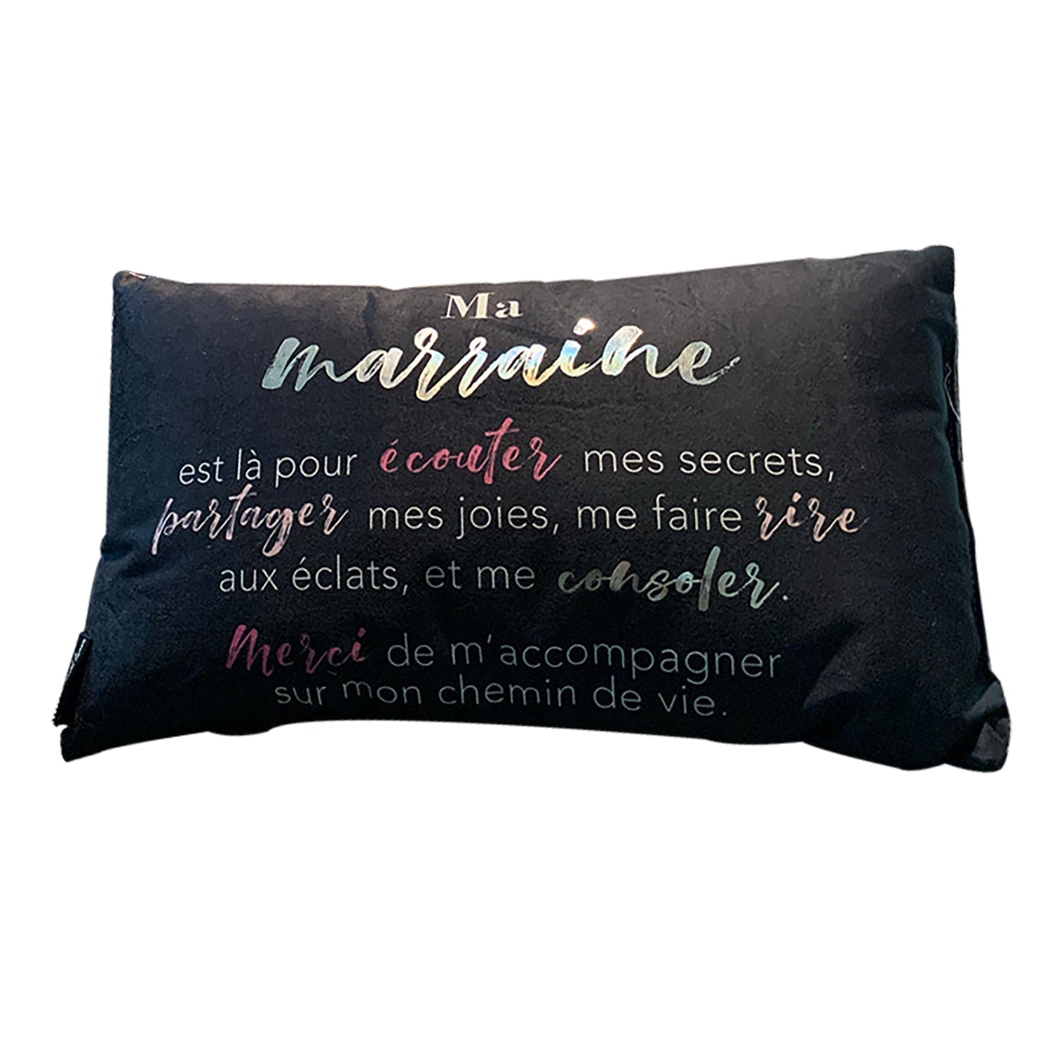 Chantal Lacroix - Coussin Décoratif « Ma marraine » - Liquidation Vente Finale - Simple Boutique