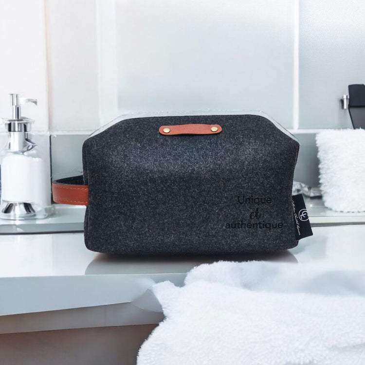 Chantal Lacroix - Trousse de Voyage pour Homme en Fibre Recyclé - Liquidation Vente Finale - Simple Boutique