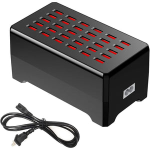 Chargeur USB 30 ports intelligent – Station de recharge multi-appareils compacte pour téléphones et tablettes - Simple Boutique