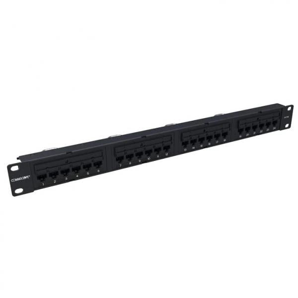 CommScope Patch Panel Cat5e 24 ports 19 pouces 1U - Simple Boutique