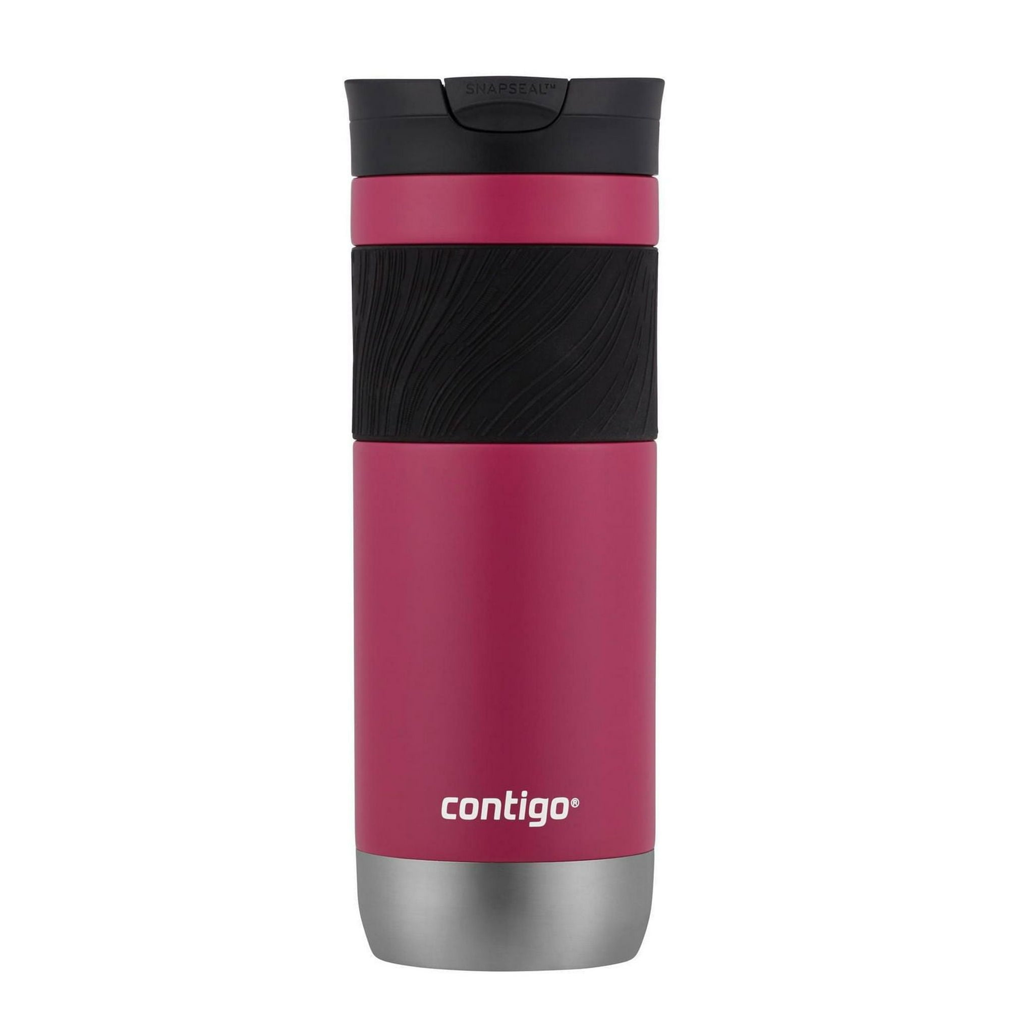 Contigo - Tasse de Voyage SNAPSEAL Byron en Acier Inoxydable, Isotherme, Capacité de 20oz / 568ml, Rose Fruit du Dragon - Simple Boutique
