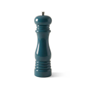 Cook & Fresca Moulin à sel ou à poivre en bois d'hévéa - Bleu saphir, finition brillante bicolore - Simple Boutique