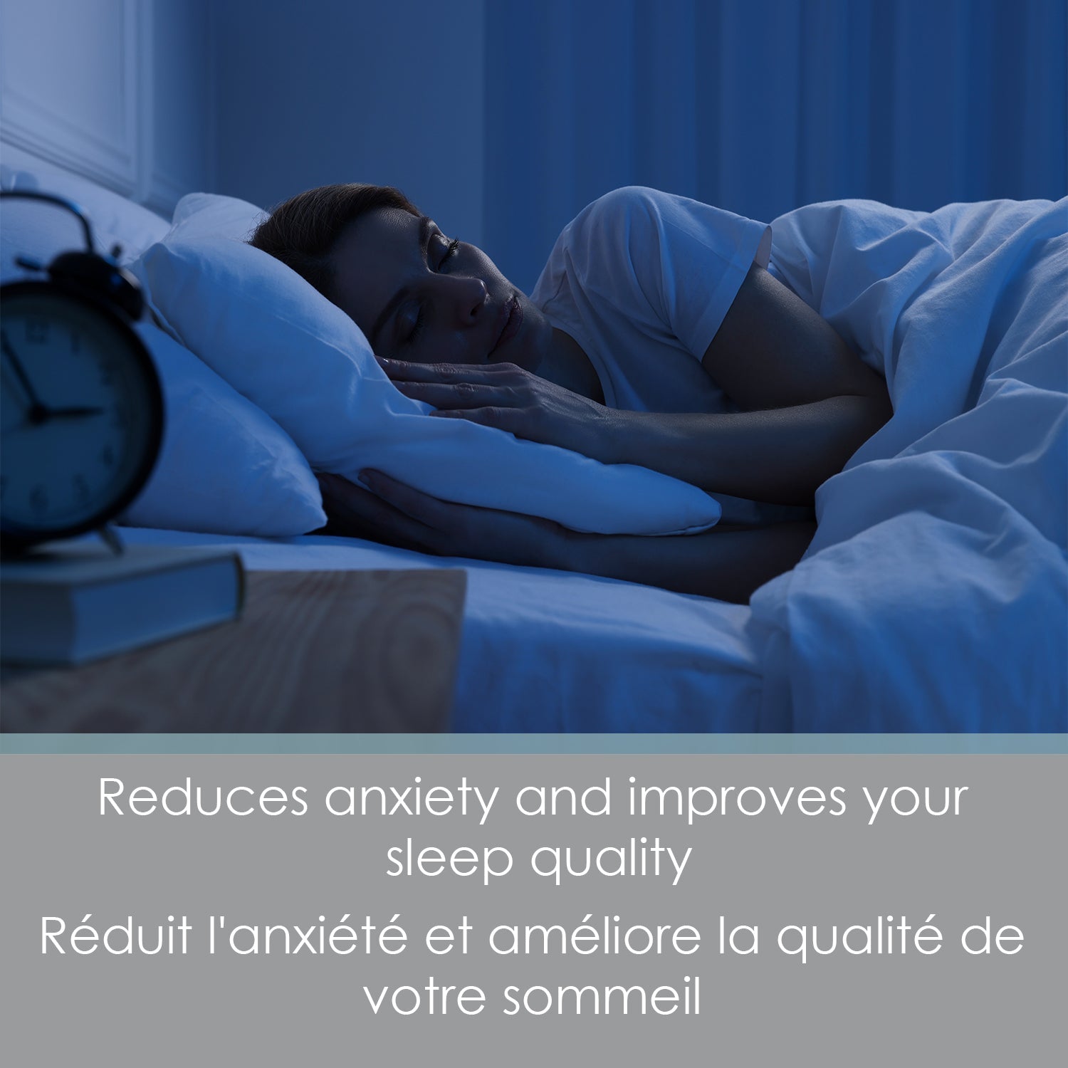 Cotton House - Couverute Lestée de 15 Livres, 60" x 80", Gris Pâle - Simple Boutique