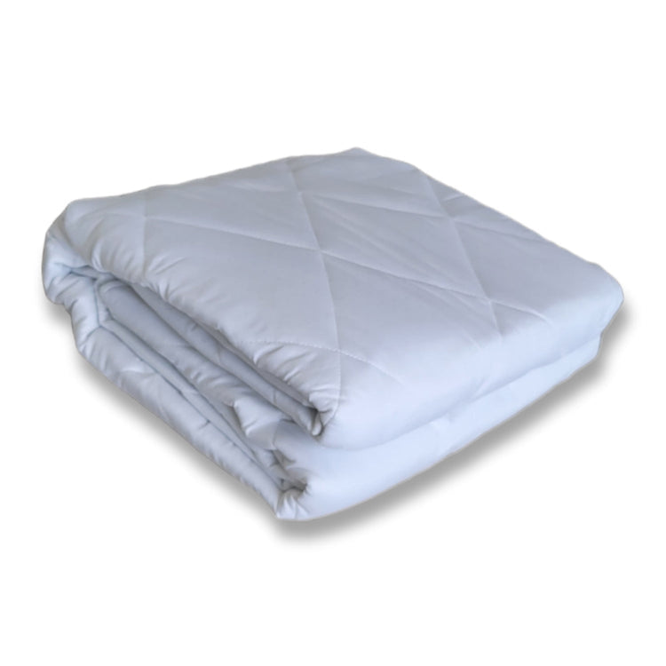 Cotton House - Couvre-Matelas Matelassé, Imperméable et Hypoallergénique, Grandeur Queen, Blanc - Simple Boutique