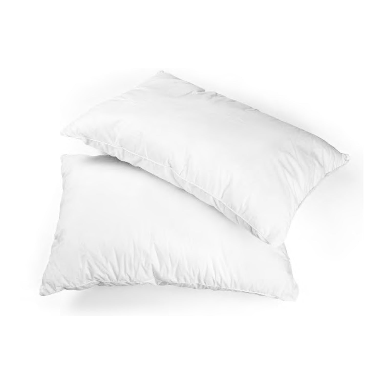 Cotton House - Ensemble de Deux Oreillers, Support Ferme, Hypoallergénique, Grandeur Standard, Fabriqué au Canada - Simple Boutique