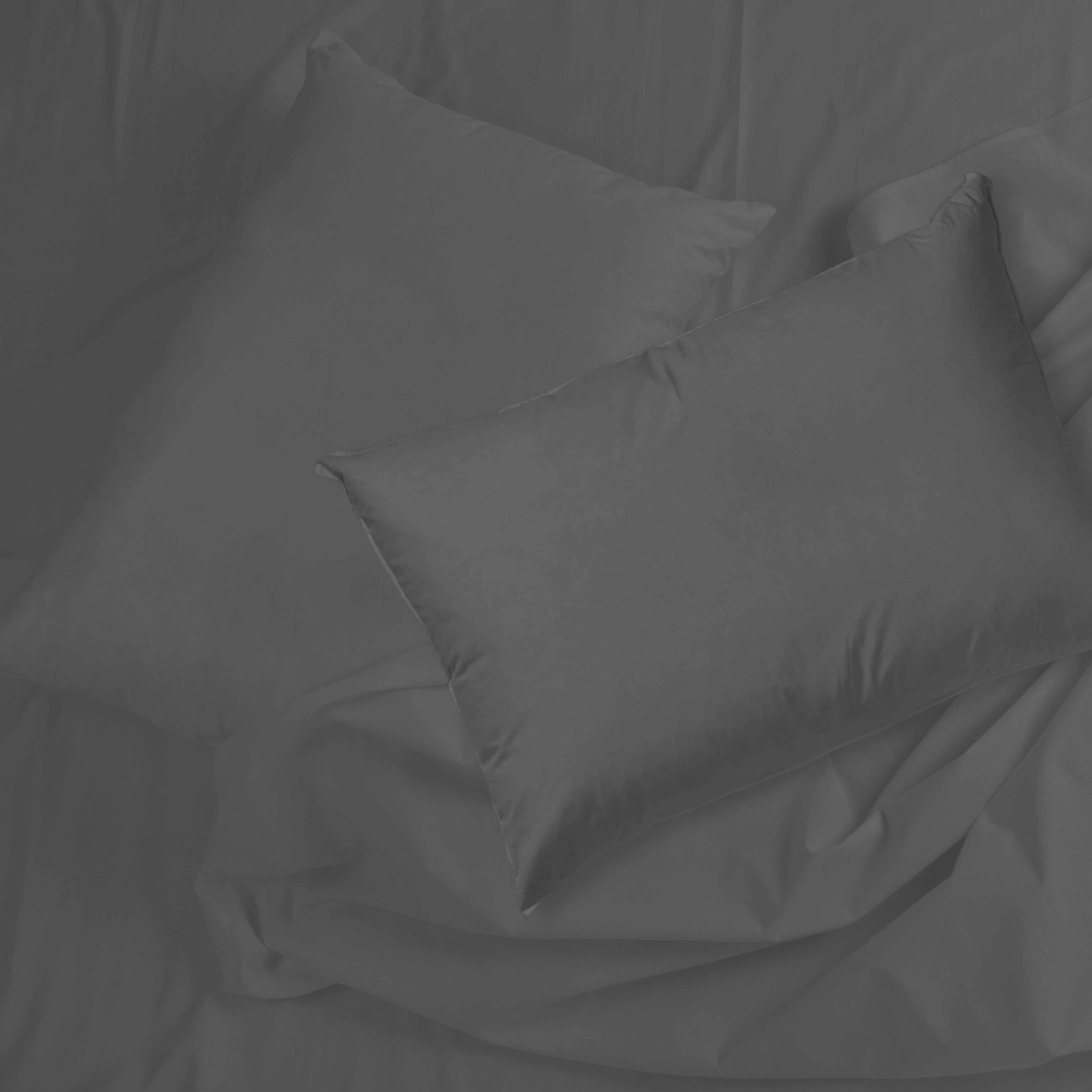 Cotton House - Ensemble de Draps en Coton Biologique, 600 Fils Par Pouce, Grandeur Queen, Gris Foncé - Simple Boutique