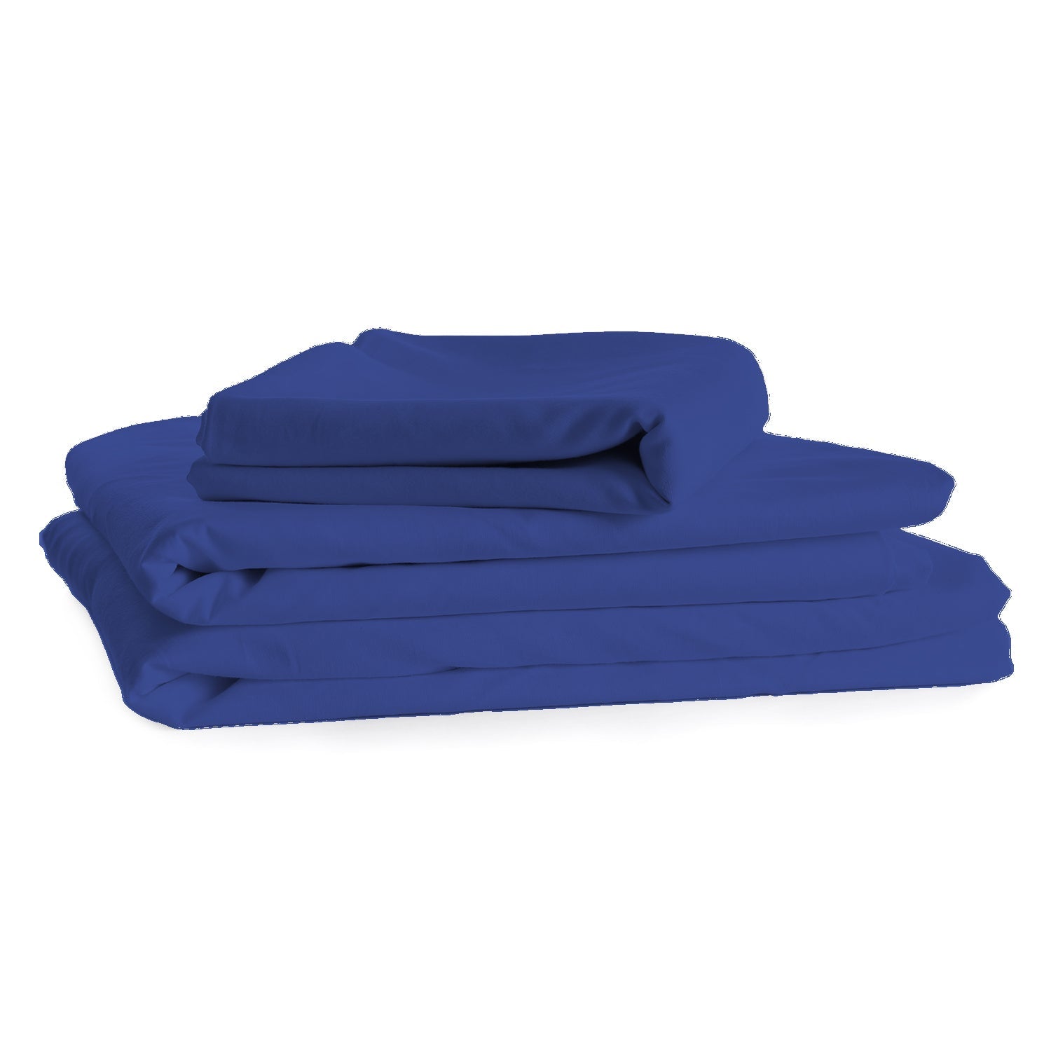 Cotton House - Ensemble de Draps en Microfibre, Infroissable, Grandeur Double, Bleu Foncé - Simple Boutique