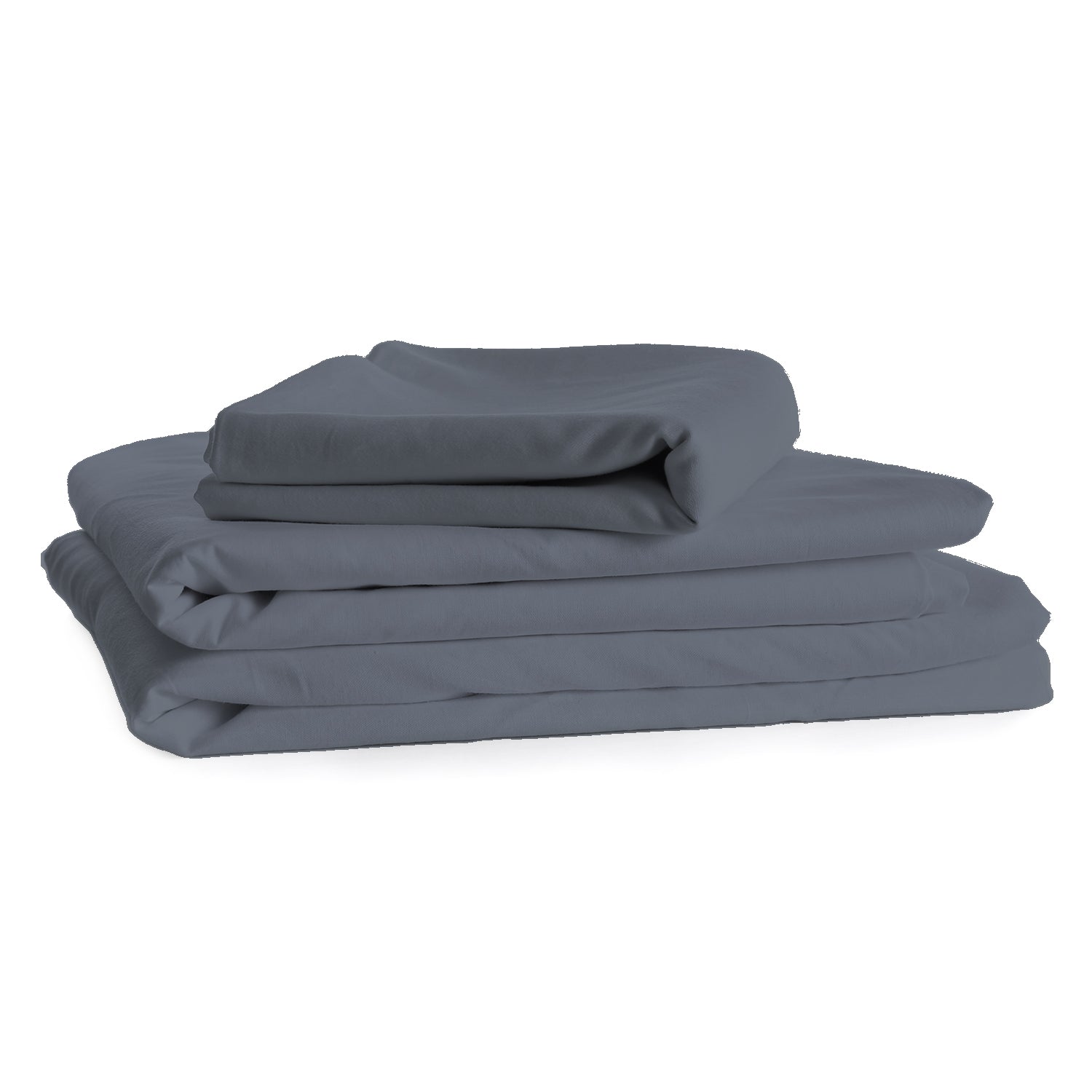 Cotton House - Ensemble de Draps en Microfibre, Infroissable, Grandeur Double, Charbon - Simple Boutique