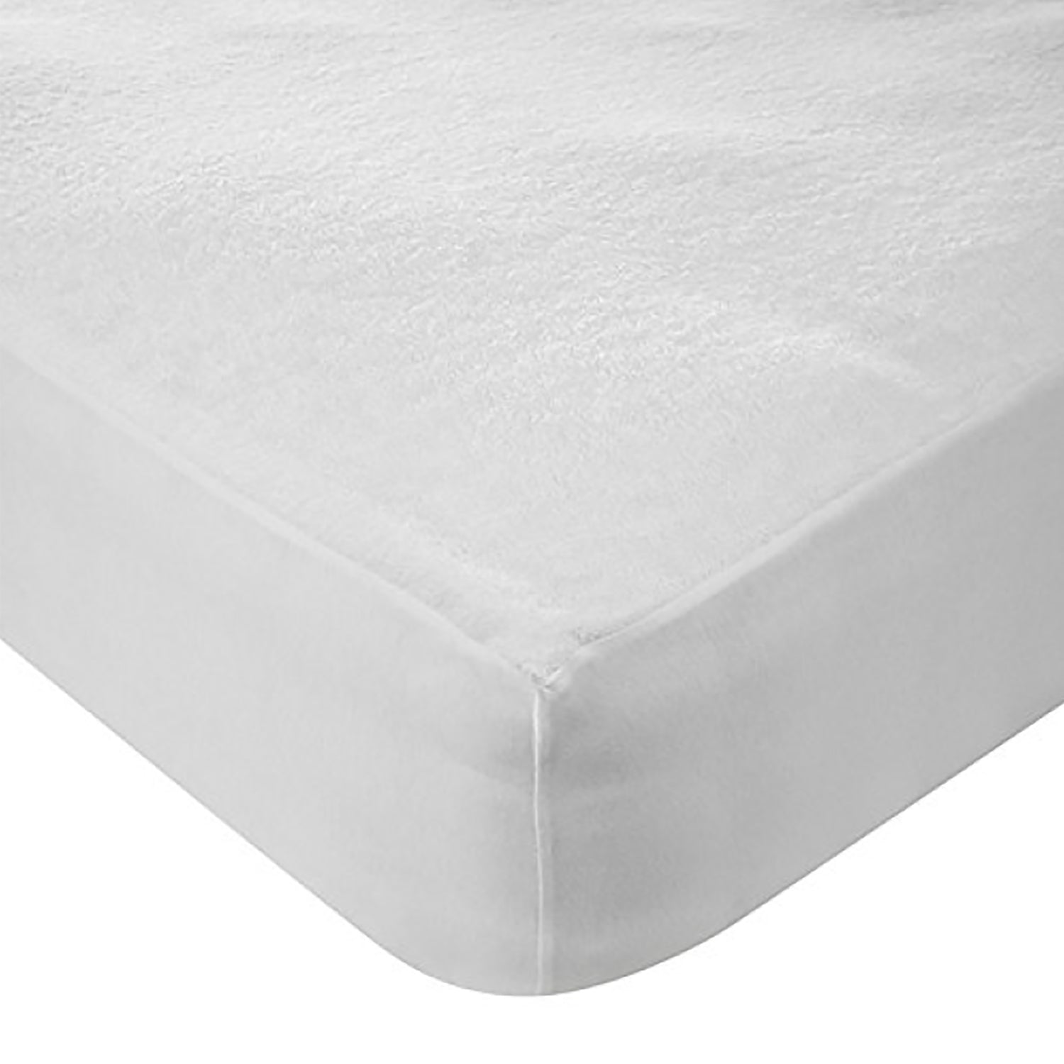 Cotton House - Protège-Matelas Health Comfort, Défense Triple Action, Grandeur Double, Blanc - Simple Boutique
