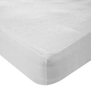 Cotton House - Protège-Matelas Health Comfort, Défense Triple Action, Grandeur Double, Blanc - Simple Boutique