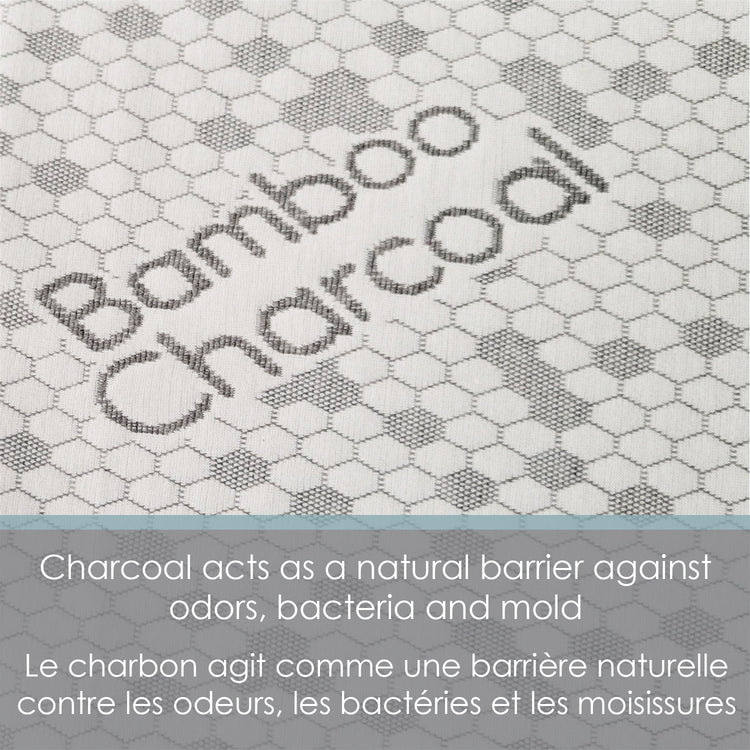 Cotton House - Protège Matelas Infusé au Charbon, Imperméable, Grandeur Double, Blanc - Simple Boutique