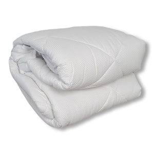 Couette Synthétique, Remplissage 3D 100% Gel Microfibre (Alternative au Duvet), Grandeur Queen, Blanc - Simple Boutique