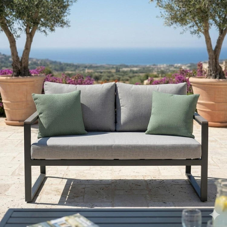 Coussin Décoratif extérieur Sunset 18" x 18" menthe - Simple Boutique