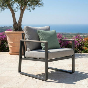 Coussin Décoratif extérieur Sunset 18" x 18" menthe - Simple Boutique