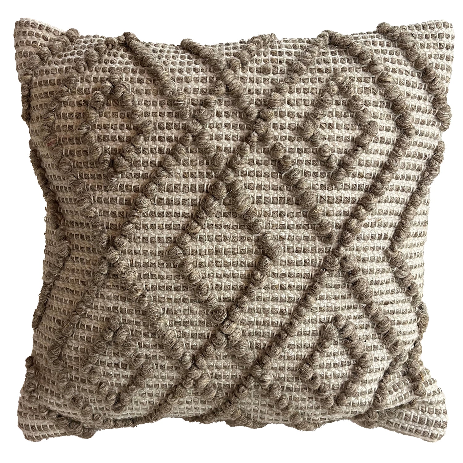 Coussin Texturé Terra, Intérieur/Extérieur, 18" x 18" - Simple Boutique