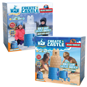 Create a Castle Moules à château de sable et de neige, trousse Deluxe - Simple Boutique