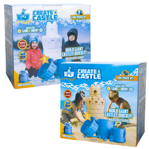 Create a Castle Moules à château de sable et de neige, trousse Pro - Simple Boutique