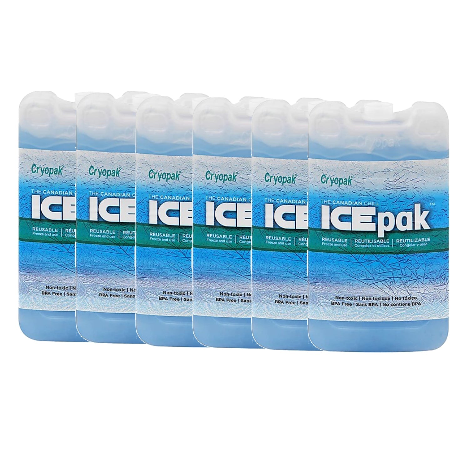 Cryopak - Lot de 6 IcePak Réutilisables, Non-Toxique - Simple Boutique