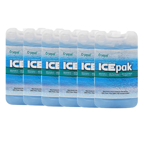 Cryopak - Lot de 6 IcePak Réutilisables, Non-Toxique