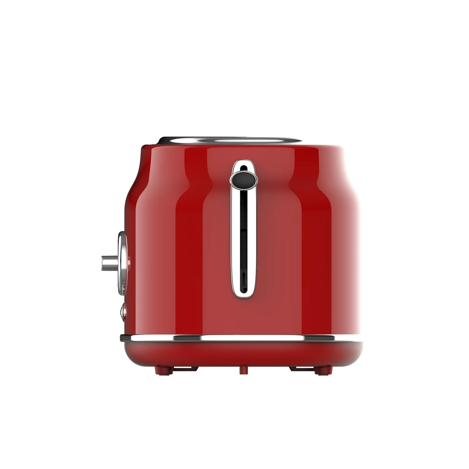 Culinary Chef Grille-Pain Rétro 2 Tranches – Fentes Larges, 5 Niveaux de Brunissage, Bagel, Décongélation et Annulation – 900W – Rouge - Simple Boutique