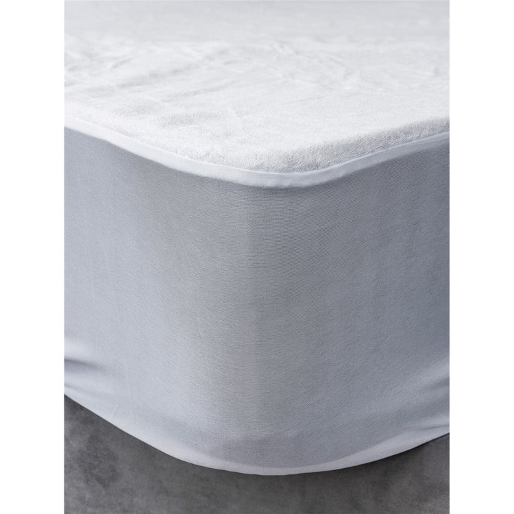 DB Chez Vous - Protège Matelas Confort, Imperméable et Hypoallergénique, Grandeur Queen, Blanc - Simple Boutique