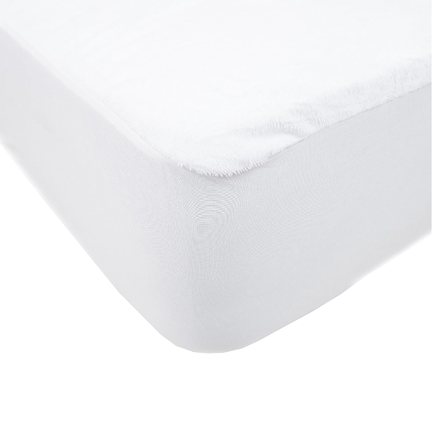 DB Chez Vous - Protège Matelas Confort, Imperméable et Hypoallergénique, Grandeur Queen, Blanc - Simple Boutique