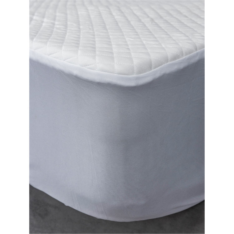 DB Chez Vous - Protège Matelas Cool, Imperméable et Hypoallergénique, Grandeur Queen, Blanc - Simple Boutique