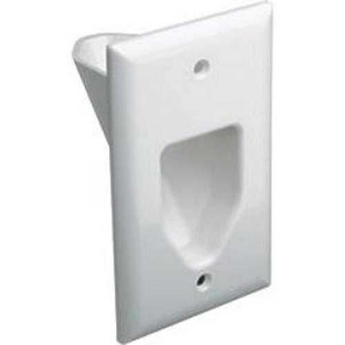 DataComm Plaque murale "Pass-thru" pour tout câbles SIMPLE blanc INT - Simple Boutique