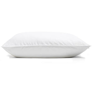 Dolce - Oreiller Bellagio en Duvet d'oie Blanche Européen, Gonflement 850+, Coton 500 Fils Satiné, Fait à Montréal - Standard - Simple Boutique