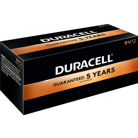 Duracell CopperTop - Lot de 12 Piles Alcalines 9 Volt, Puissance Longue Durée