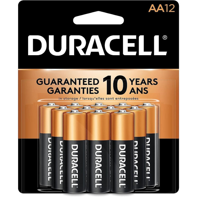 Duracell CopperTop - Lot de 12 Piles Alcalines, Puissance Longue Durée - Simple Boutique